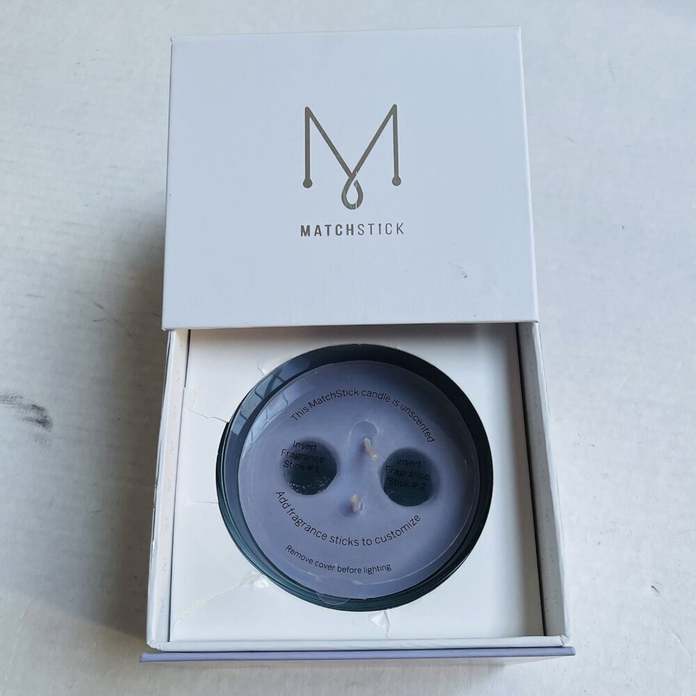 MatchStick Create Your Candle Unscented Purple Mist Soy Candle